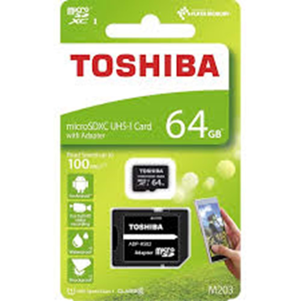 SD CARD TOSHIBA 64GB THN-M203K0640EA MICRO C10