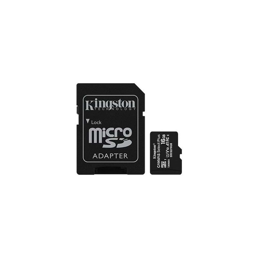 SD CARD KINGSTON 16GB MICROSD CL10 SDCS2/16GB