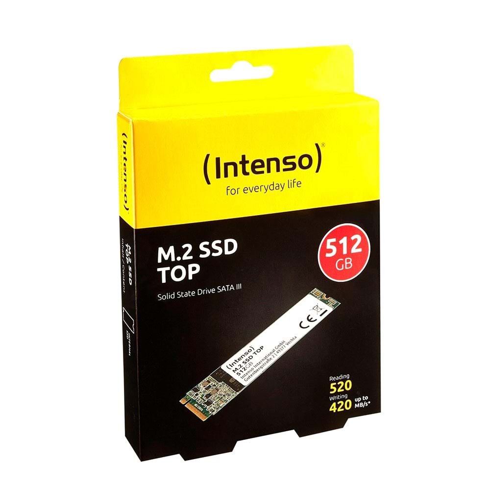 SSD INTENSO TOP 512GB 520/500MB/S 4MM M.2 SATA 3.0