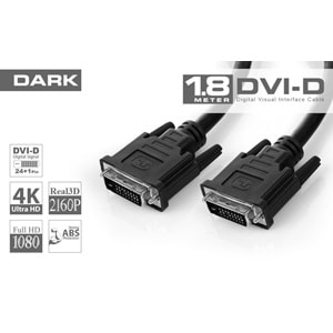 KABLO DARK DK-CBDVIL180 1.8m 24+1pin DVI KABLO