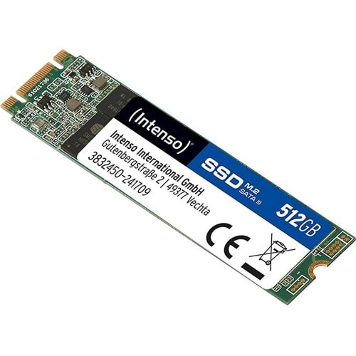 SSD INTENSO TOP 512GB 520/500MB/S 4MM M.2 SATA 3.0