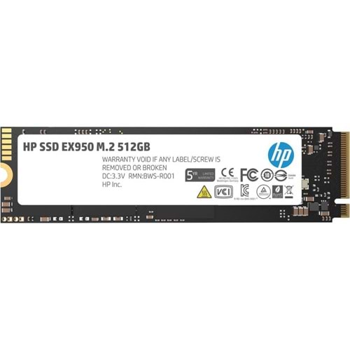 SSD HP 512GB EX950 5MS22AA 3500- 2250MB/sM2 PCIe NVMe